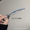 Grampo de Cabelo Original Simples Elegante Estilo Ol para Adultos Clipe Superior de Laço de Jeans de Cor Clara Clipe de Rabo de Cavalo Clipe de Mola