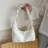 Bolso estampado estilo dulce transfronterizo, gran capacidad, bolso tipo dumpling único y moderno, adecuado para el uso diario, bolso de hombro y axila con tela estampada de estrellas