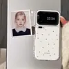 Adecuado para funda de teléfono Xiaomi 17, estilo ins moderno y simple, 13 anticaídas creativas, 14 protección de borde completo de silicona, lunares estilo coreano
