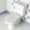 Exportar Inodoro de Dos Piezas con Cisterna de Sifón, Asiento y Taza Separados, Ahorrador de Agua, Drenaje de Piso, Espaciado de Agujeros de 220 mm