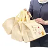 Bolsa Térmica Desechable Papel de Aluminio Para Llevar Comercial Horneado Postre Pastel Tiramisú Tela No Tejida Bolsa de Mano