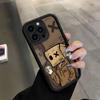 Funda de Silicona para Teléfono con Diseño de Bolsa de Papel para Hombre para Apple 15 Estilo Callejero Retro Americano Ip17Pm Anticaída Cubierta Protectora de Carcasa Blanda
