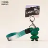 Chaveiro Original Desenho Animado Tendência Legal Urso Degradê Boneca Pingente de Bolsa Urso Degradê Corrente de Chaveiro de Carro Venda por Atacado