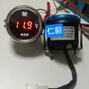 Voltímetro Eletrônico Modificado Máquinas Agrícolas Trator Colheitadeira Máquinas de Construção Empilhadeira 12v24v Redondo