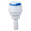 1032 Perno de enchufe directo, conector rígido de 2 puntos a conector rápido de 3 puntos, accesorios para purificador de agua, diámetro de tubería de 3/8 a varilla de enchufe de 2 puntos, paso recto