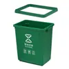 Cubo de basura de cocina para uso doméstico, cubo de basura de clasificación de gran capacidad, separación de residuos secos y húmedos para hoteles y restaurantes
