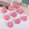 Nueva Cabeza de Flor de Cerezo de Tres Capas DIY Corona Decorativa de Flor Artificial Pared de Flores Diseño de Flores para Bodas Flor Artificial