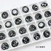 Colar de Joias Dongzhou Cristal Pedra Redonda Flor Pontiaguda Costas Pontiagudas Strass Inlaid com Diamantes Acessórios DIY Strass de Vidro Customização