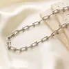 Comercio Exterior Transfronterizo Moda Popular Acero de Titanio Hebilla de Herradura Collar para Mujer Pulsera Personalizada de Moda Juego de Joyería de Acero Inoxidable