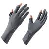 Luvas de Proteção Solar de Verão para Mulheres, Anti-UV, Finas, Antiderrapantes, Seda de Gelo, Estendidas, Tela Sensível ao Toque, Respiráveis, para Dirigir e Pedalar D338
