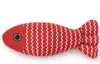 Juguete de pez simulado para gatos, Juguete de lona de felpa, Juguete para gatos con hierba gatera, Juguete duradero de cáñamo para afilar los dientes, Suministros para mascotas