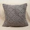 Fronha Jacquard de Pelo de Coelho Outono e Inverno Amazon, Veludo de Algodão Macio Estilo Nórdico Ins Capa de Almofada Jacquard Pelúcia Transfronteiriça