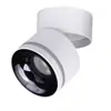 Foco Plegable Negro de Montaje Superficial para Uso Doméstico en Sala de Estar, Vestíbulo, Iluminación de Pared e Iluminación de Cuadros, Estilo Nórdico, 7W/12W, Alta Reproducción Cromática
