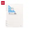 Carpeta de Oficina Simple de Moda Transparente de Tres Agujeros Abrible Volteo Libre No Clava en las Manos Cuaderno de Escritura para Estudiantes