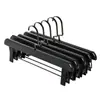 Perchas Negras de Lujo Hechas a Medida Transfronterizas para Hoteles y Tiendas de Ropa, Perchas de Marca de Gama Alta y Perchas para Pantalones, Al por Mayor en Stock