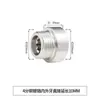 Conector Rosqueado de Aço Inoxidável de 4 Pontos, Adaptador Direto com Rosca Interna e Externa, Conector de Tubo de Extensão Espessado de 6 Pontos para 4 Pontos, Conexões para Tubos de Água