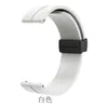 Fivela de sucção magnética dobrável para pulseira inteligente de silicone Huawei/honor/Samsung 20/22mm
