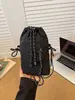 Bolso de Hombro con Cordón Estilo Japonés de Colorido Bloqueado 2025, Bolso Cruzado Ligero y Sencillo con Cordón, Tendencia de Nicho Moderno y Versátil