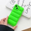 Funda de Teléfono Estilo Chaqueta de Plumas de TPU para Apple 16, 14 Pro, 12, Comercio Transfronterizo, Xr, 11, Iphone, Mate, Antihuellas