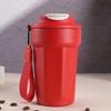 Novo Modelo de Garrafa Térmica de Aço Inoxidável 304 para Estudantes, Caneca de Café Octogonal de Alta Estética, Caneca Promocional para Reunião Anual com Alça