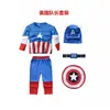 Disfraz de cosplay de Halloween para niño, traje musculoso de League of Legends, disfraz de Spider-Man, Capitán América