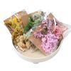 [Kit de Materiales para Repujado A5] Flores Secas Flores Preservadas Marco de Fotos Kit de Materiales para Repujado Materiales Florales DIY Vela Aromática Flores Secas