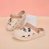 Zuecos de Nuevo Estilo para Mujer con Suelas Gruesas, Lindas Pantuflas de Punta Cerrada, Medias Pantuflas Cómodas, Zapatos de Jardín de Moda, Sandalias de Playa