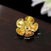 Zhongxing Novo Xiuhe cocar diy hairpin cabelo coroa acessórios oco flor suporte flor tampa flor botão de flor handmade spacer