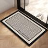 Alfombra de Piso Absorbente de Barro Diatómico Suave para Baño, Alfombra de Puerta de Baño de Alta Gama Antideslizante de Secado Rápido para Pies, Alfombra Resistente a Manchas para Inodoro
