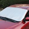 Protector de Nieve para Coche con Orejas, Parabrisas Delantero de Vidrio Multifuncional, Protección Solar e Impermeable Montado en el Coche Verano Protector Delantero para Nieve