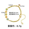 Nova Pulseira de Ouro Arenoso Vietnamita, Pulseira Borboleta Estilo Palácio Tendência Nacional para Mulheres, Design de Nicho, Cor Duradoura, Joias Atacado
