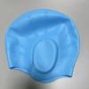 Gorro de natación de silicona con protección auditiva para adultos, unisex, impermeable, venta directa de fábrica
