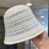 Chapéu de Sol Feminino de Verão Estilo Japonês, Redondo com Aba Larga, Que Faz o Rosto Parecer Menor, Chapéu de Sol de Palha Trançada Respirável Casual Estilo Coreano