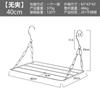 Kaiwang Acero Inoxidable Balcón Tendedero de Calcetines 100 Pinzas Sólido Tendedero de Calcetines Hogar Multi-Clip Tendedero Colgador Pinzas para Calcetines