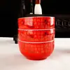 Venta al por mayor de fabricantes de tazones de longevidad para personas mayores para celebrar sus cumpleaños centenarios, regalos de agradecimiento, tazones rojos de cerámica de longevidad para los cumpleaños de personas mayores