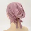 Artículo popular de comercio exterior: Bufanda para el cuello elástica versátil de seda de leche, sombrero, moda malaya, color liso, básico, pañuelo para la cabeza étnico, sombrero
