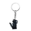 Fivela para pendurar mochila Chaveiro da temporada de formatura Pingente Chaveiro de borracha macia de desenho animado em PVC Joias DIY Presentes da Amazon