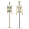 Loja de Roupas Estilo Coreano Manequim Adereços Feminino Corpo Inteiro Vitrine Manequim Meio Corpo Suporte Manequim Rack de Exibição Roupas Femininas