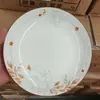 Nova cor de underglaze prato de frutas de 8 polegadas prato de cerâmica prato de louça de desenho animado fofo prato redondo fresco criativo prato de louça para casa