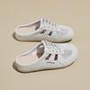 2026 Verano Nuevo Zapatillas Blancas de Media Pierna Estilo Coreano Ins para Estudiantes Femeninas Transpirables de Malla para Aumentar la Altura Casuales K3907