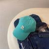 Gorra de Béisbol con Logo R para Circunferencia de Cabeza Grande, Efecto Adelgazante, Hace que la Cara se Vea Más Pequeña, Gorra Deportiva Versátil para Hombres y Mujeres, Gorra Casual de Estilo Coreano con Parte Superior Suave y Visera de Pato