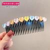Peine para Niños Acabado de Cabello Roto Accesorios para el Cabello Niñas Peine para Cabello Extendido Clip para Flequillo de Niña Horquilla para Cabello de la Parte Trasera Tocado