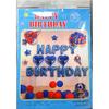 Traje de baño Celebridad de Internet Escena de Fiesta de Cumpleaños Diseño traje Oso Feliz Cumpleaños Banner de Globos Vestir Atmósfera Vida