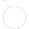 Collar de cuentas de oro perla moderno de lujo ligero cadena para clavícula collar de perlas de imitación que no se desvanece joyería de alta gama de lujo ligero