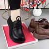 Zapatos de piel para madres, zapatos de cordones para mujer, nuevos zapatos de mujer 2025, zapatos para madre trabajadora de oficina, zapatos casuales versátiles de suela gruesa