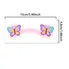 Estrellas de Mariposa Azules y Moradas Pegatinas de Maquillaje Facial para Niños Pegatinas de Tatuaje Rubor Lindas y Divertidas Faciales Impermeables Larga Duración