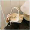Bolsa Saco Transversal Tendência de Nicho Transfronteiriça 2026 Nova Moda Estilo Coreano Bolsa de Ombro com Sensação de Luxo Versátil Bolsa Transversal