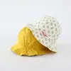 Novo Estilo Estilo Pastoral Chapéu de Pescador para Menina Venda por Atacado Chapéu Balde da Princesa Girassol da Moda Chapéu de Sol Coreano para Primavera e Verão