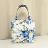 Bolsa Pequeña de Lona Engrosada Bolso Pequeño Portátil para Mujer Bolso de Mujer Estampado Bolso de Mujer al por Mayor Bolso de Tela para Mamá Bolso para Teléfono Móvil y Monedas de Mujer