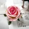 Terciopelo Sintético Flor de Rosa con Perla Grande Cabeza de Flor DIY Corona de Flores Flores Artificiales Arreglo de Pared de Flores para Boda Accesorios de Fotografía